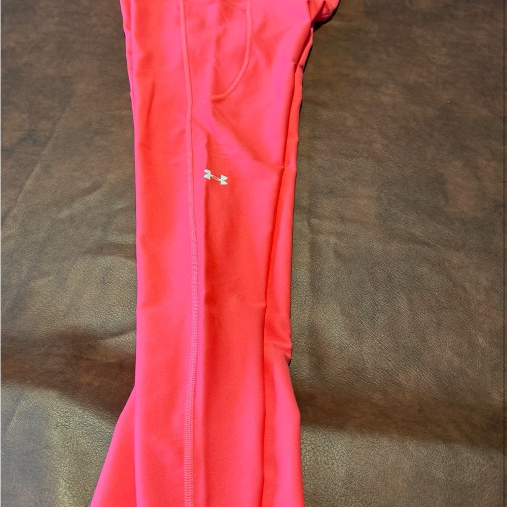 Under Armour Bright Pink Performance Leggings